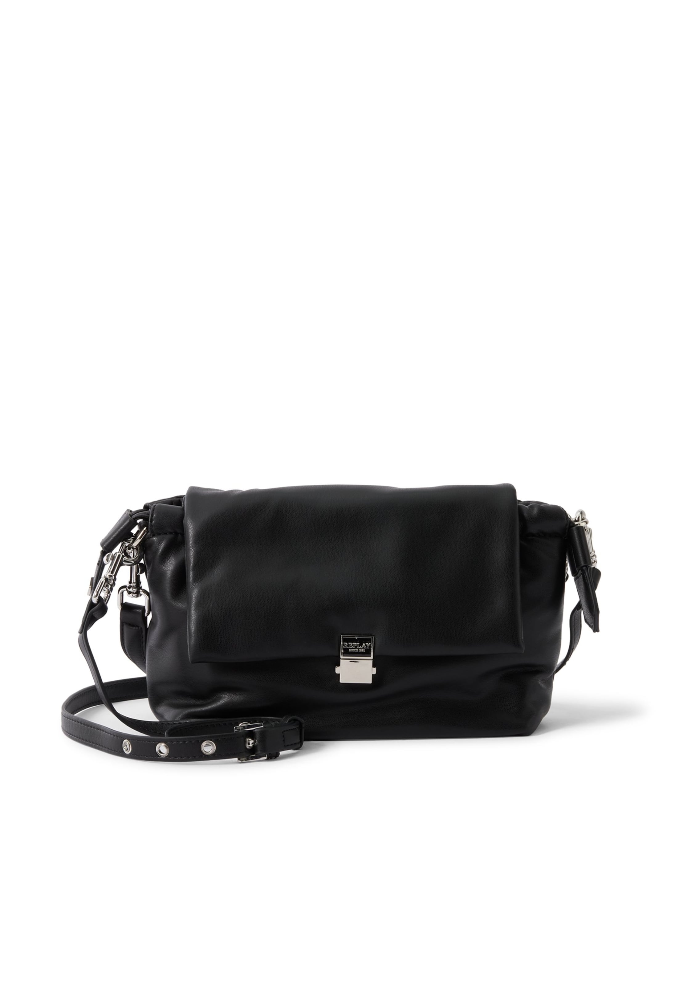 Borsa a spalla di REPLAY in nero: frontale