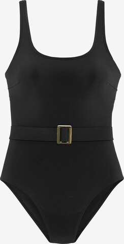 Bustier Maillot de bain LASCANA en noir : devant