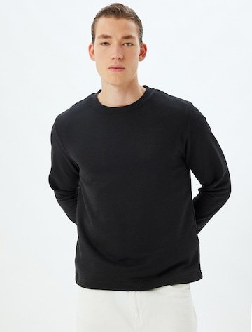 Koton Sweatshirt in Black: front