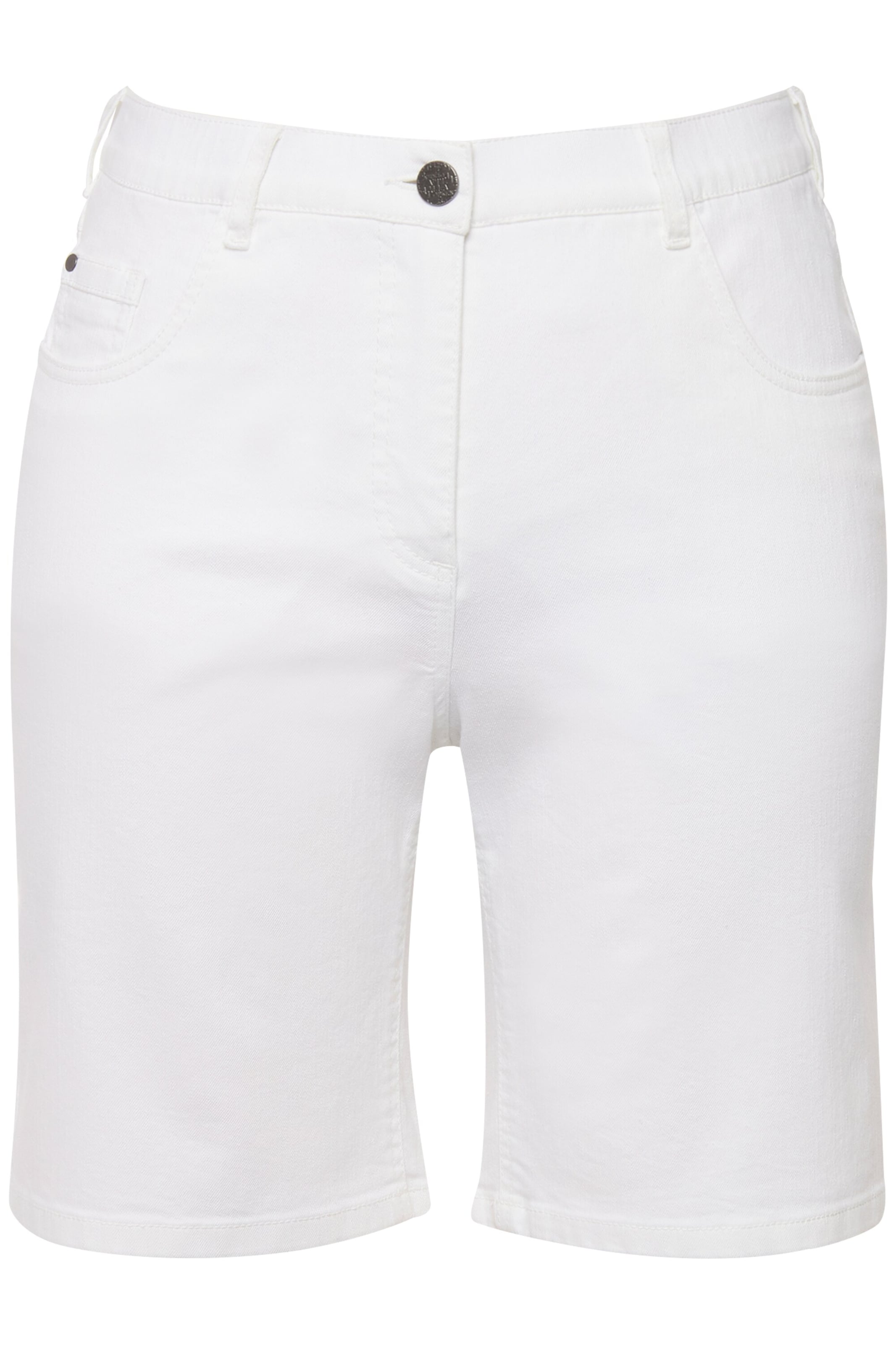 Ulla Popken Jeans in White: front