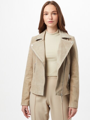 FREAKY NATION Between-season jacket 'Taxi Driver' in Beige: front