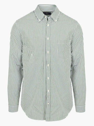 Steppin' out Regular Fit Hemd‌‌ in Grün: Vorderseite
