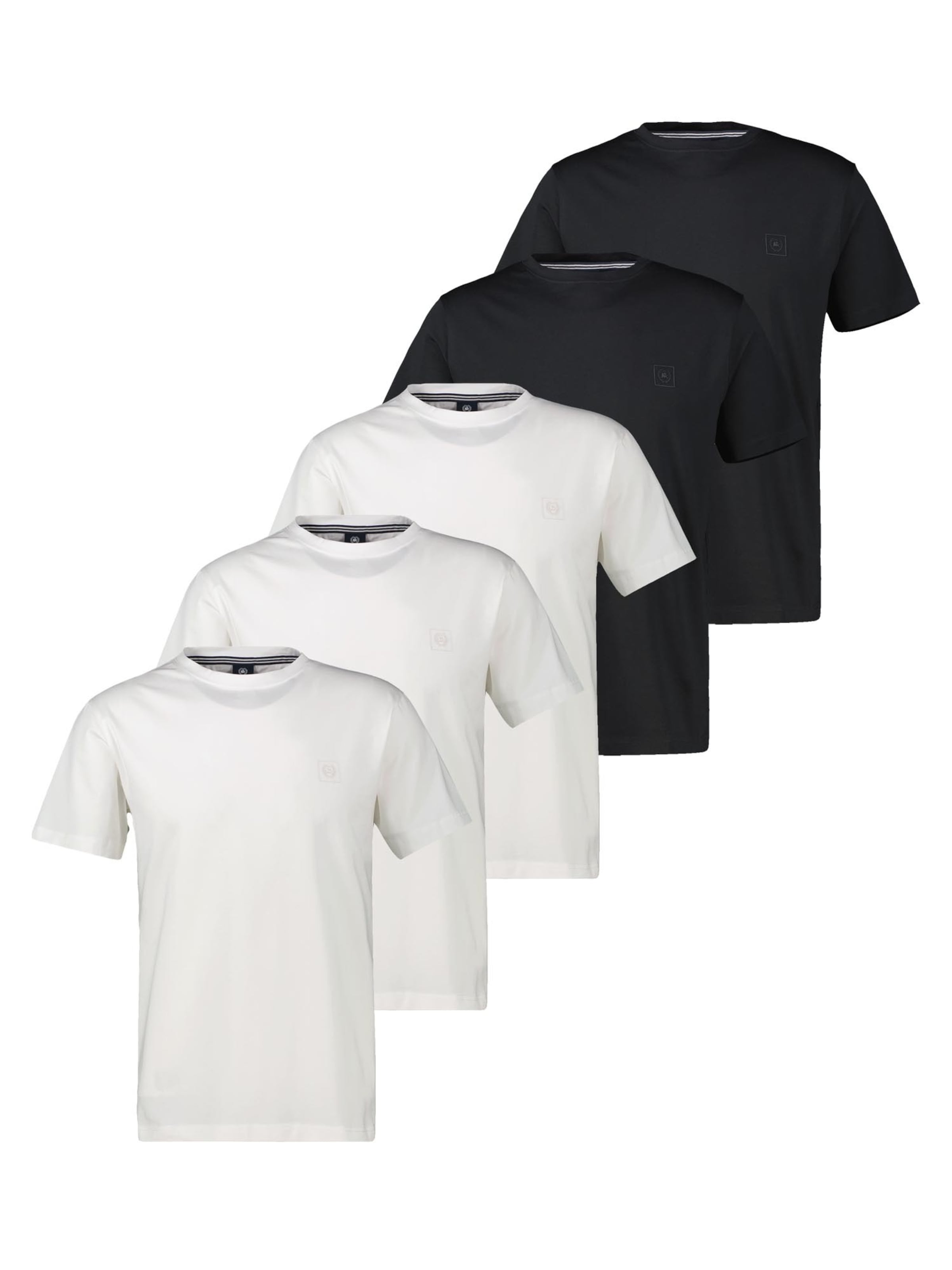 LERROS Shirt 'Basic'‌‌‌‌‌‌‌‌‌ in Schwarz: Vorderseite