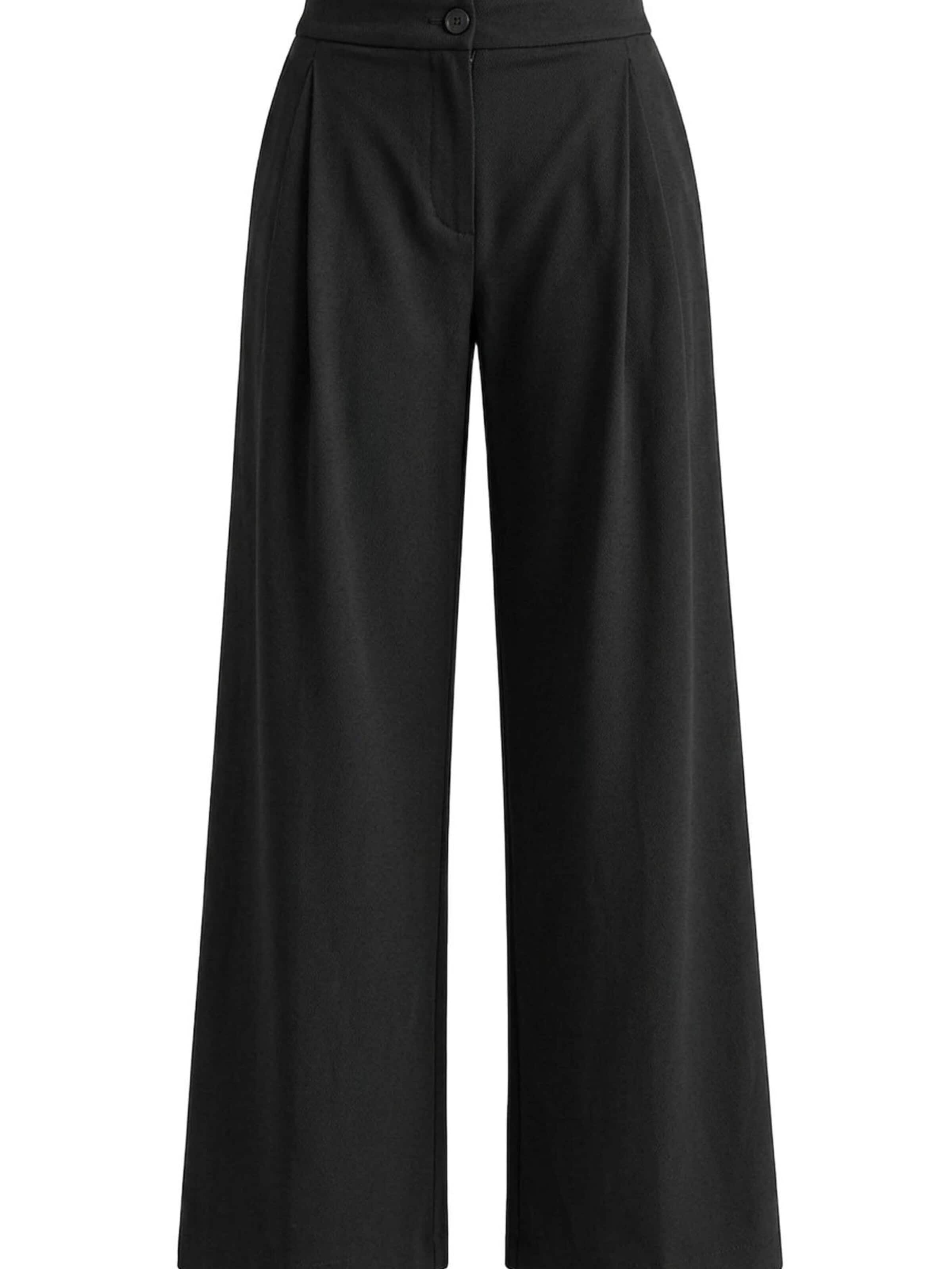 Il Lanificio Regular Trousers in Black: front