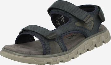 bugatti Sandals 'Creek' in Blue: front