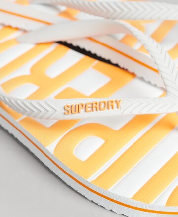 Superdry Teenslipper in Geel