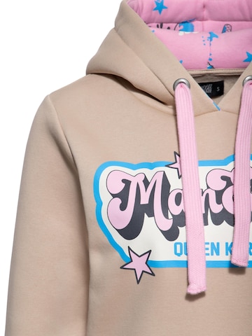 Queen Kerosin Pullover 'Man Eater' in Beige