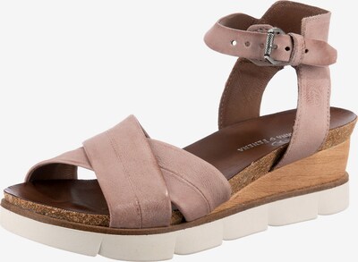 JOLANA & FENENA Keilsandalette in altrosa, Produktansicht