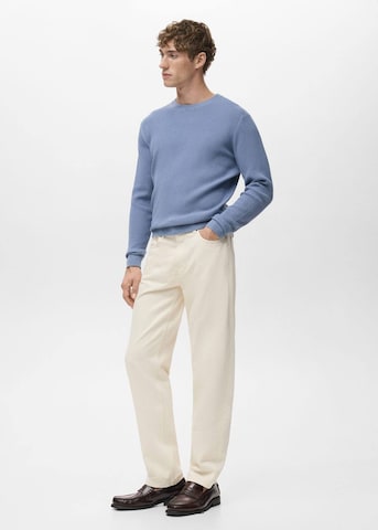 MANGO MAN Pullover 'Antigua' in Blau