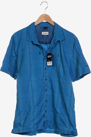 Schöffel Button Up Shirt in XXL in Blue: front