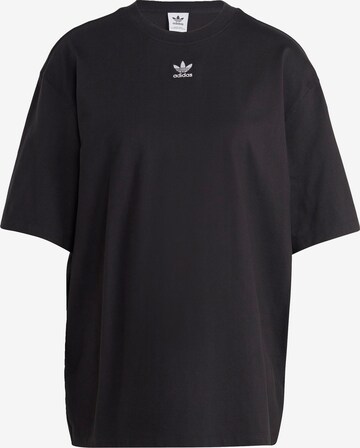 ADIDAS ORIGINALS Shirt 'Adicolor Essentials' in Zwart: voorkant