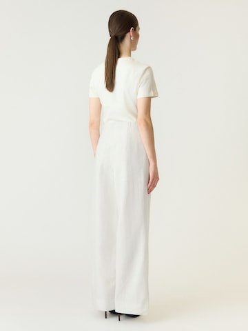 YAS Wide Leg Hose 'YASTama' in Weiß
