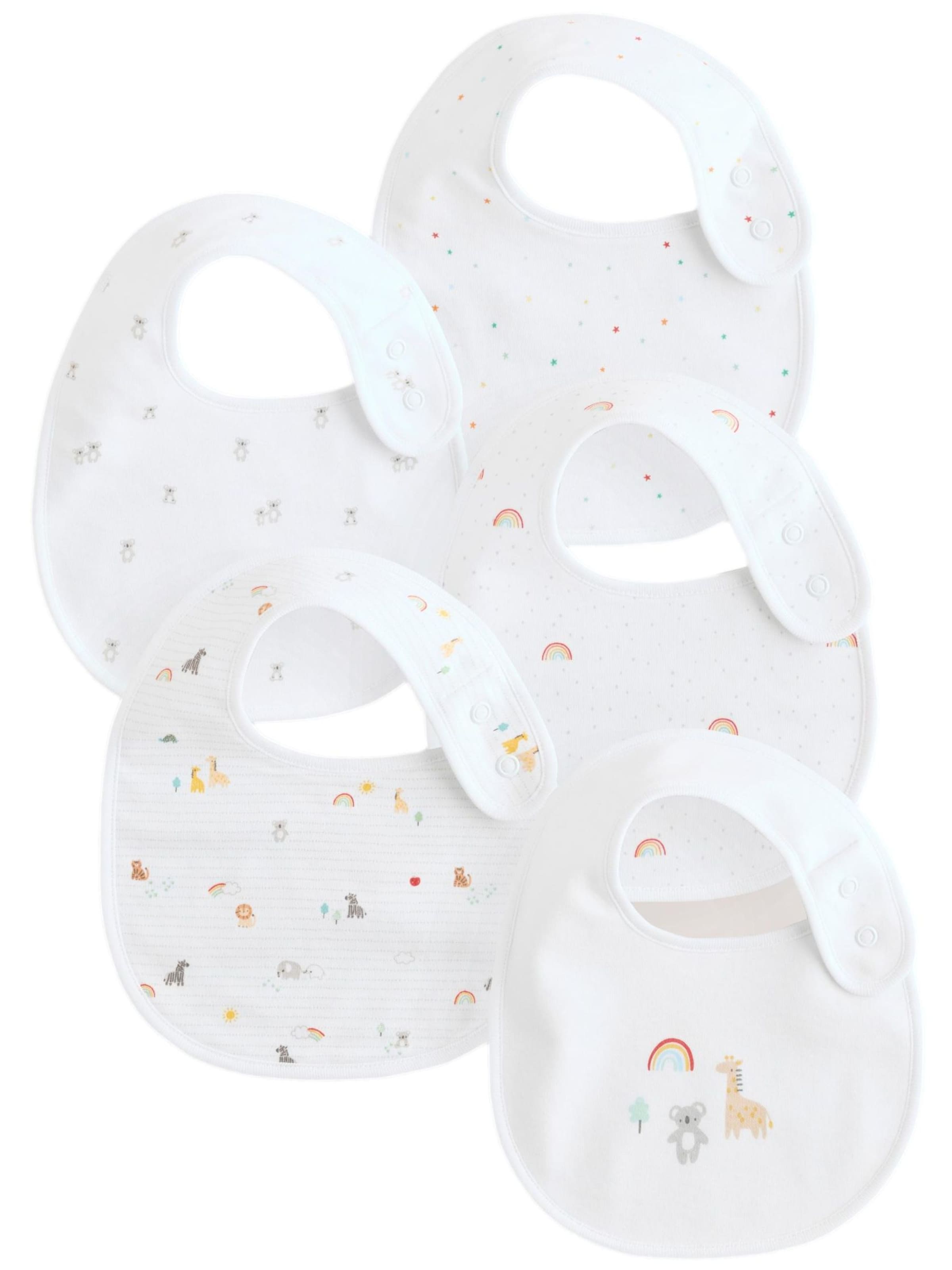 Next Bib in White: front