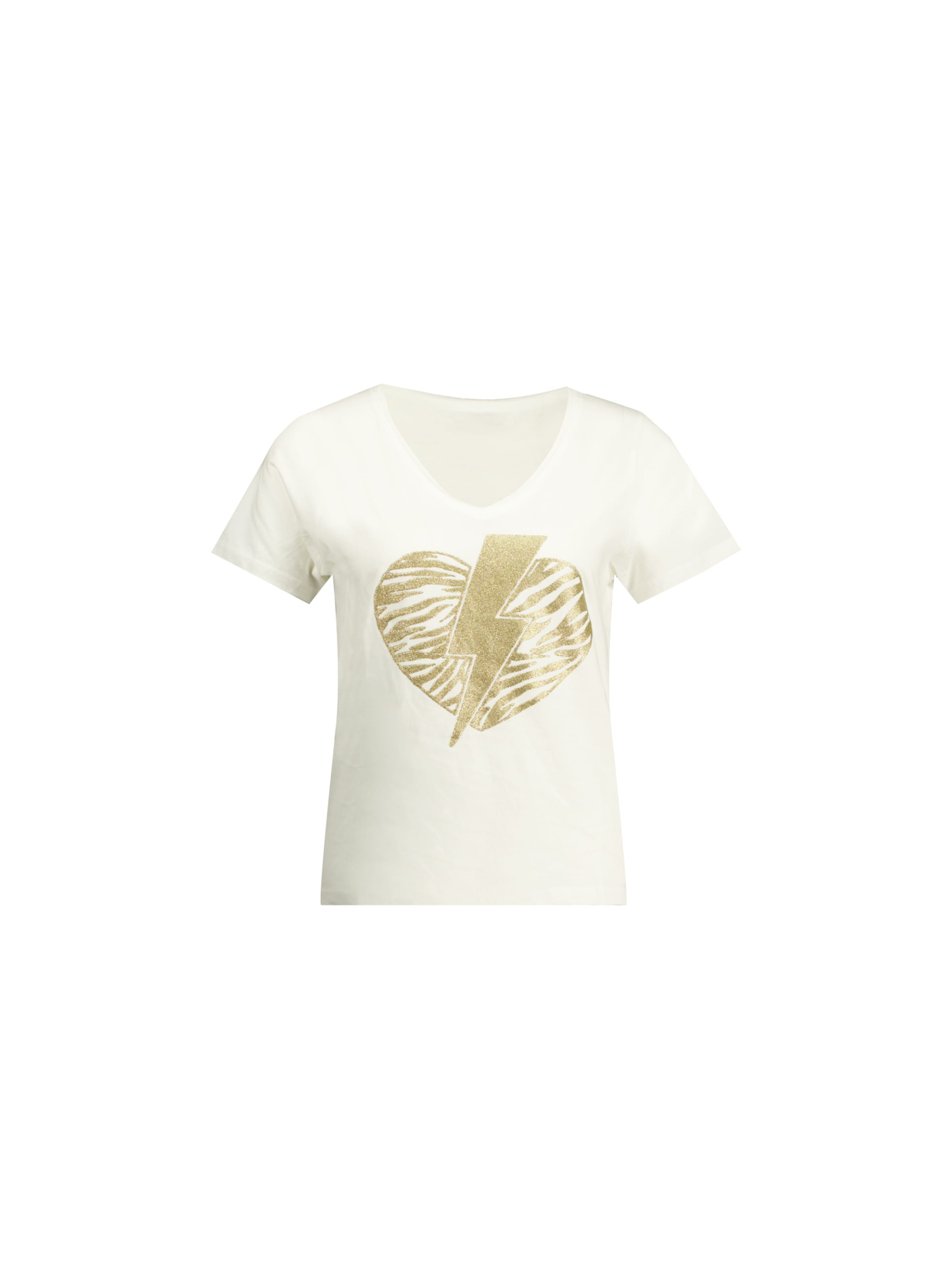 Deeluxe T-Shirt 'Lovers' en 140 en or / blanc, Vue avec produit