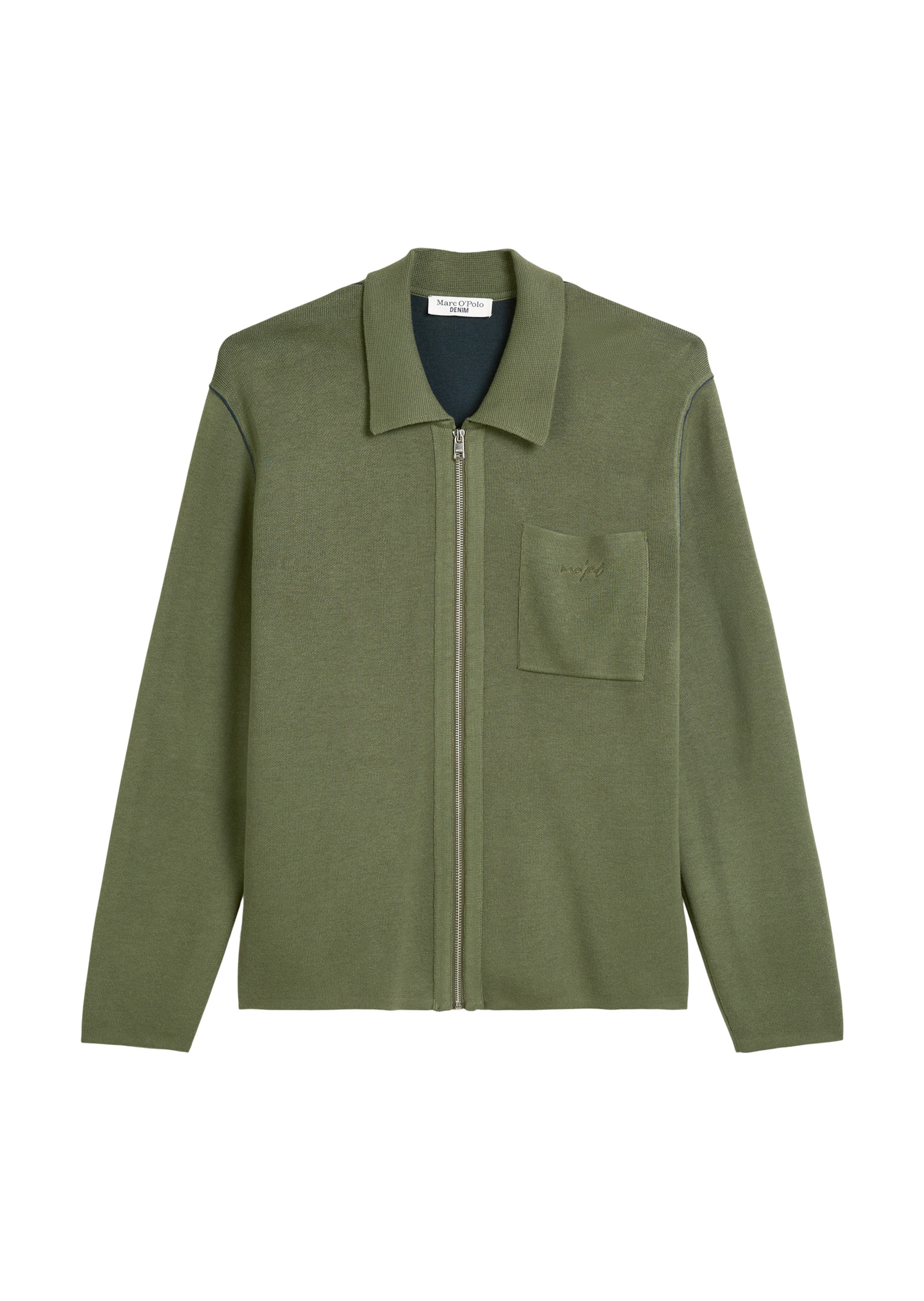 Marc O'Polo DENIM Knit cardigan in Green: front