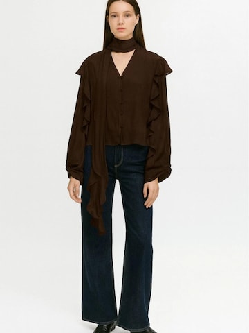 T-shirt VERO MODA en marron