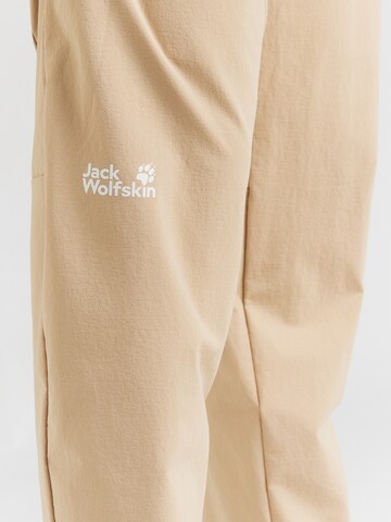 JACK WOLFSKIN Regular Outdoorbyxa 'HIKEOUT' i brun