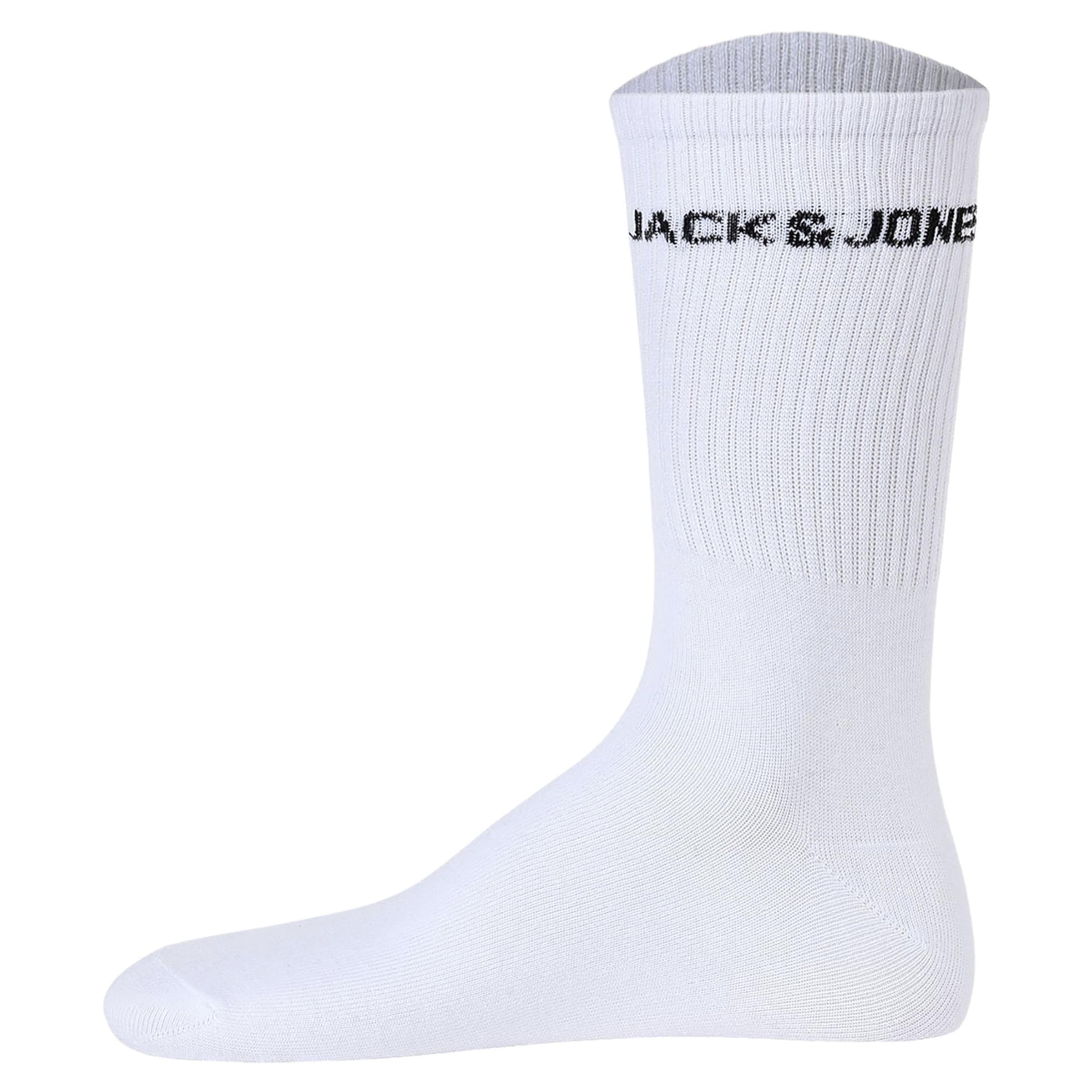 Chaussettes de sport JACK & JONES en blanc : devant