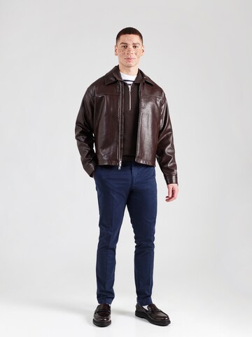 Hackett London Слим фит Панталон Chino 'KENSINGTON' в синьо