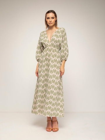 Tantra Summer Dress in Green: front