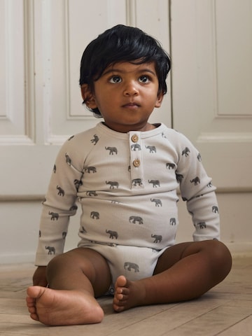 Lil'Atelier - Pijama entero/body en gris: frente