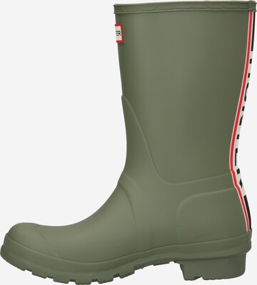 HUNTER Rubber Boots in Green