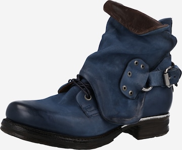 A.S.98 Boots 'Saintmetal' in Blue: front
