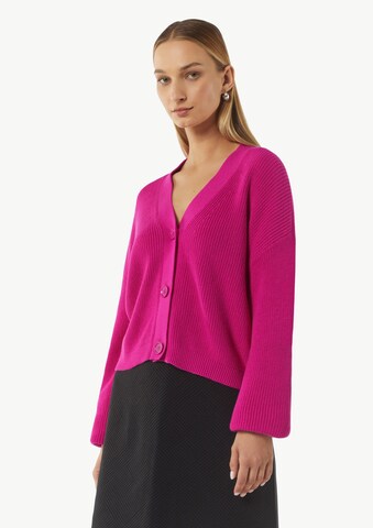 comma casual identity Gebreid vest in Roze: voorkant