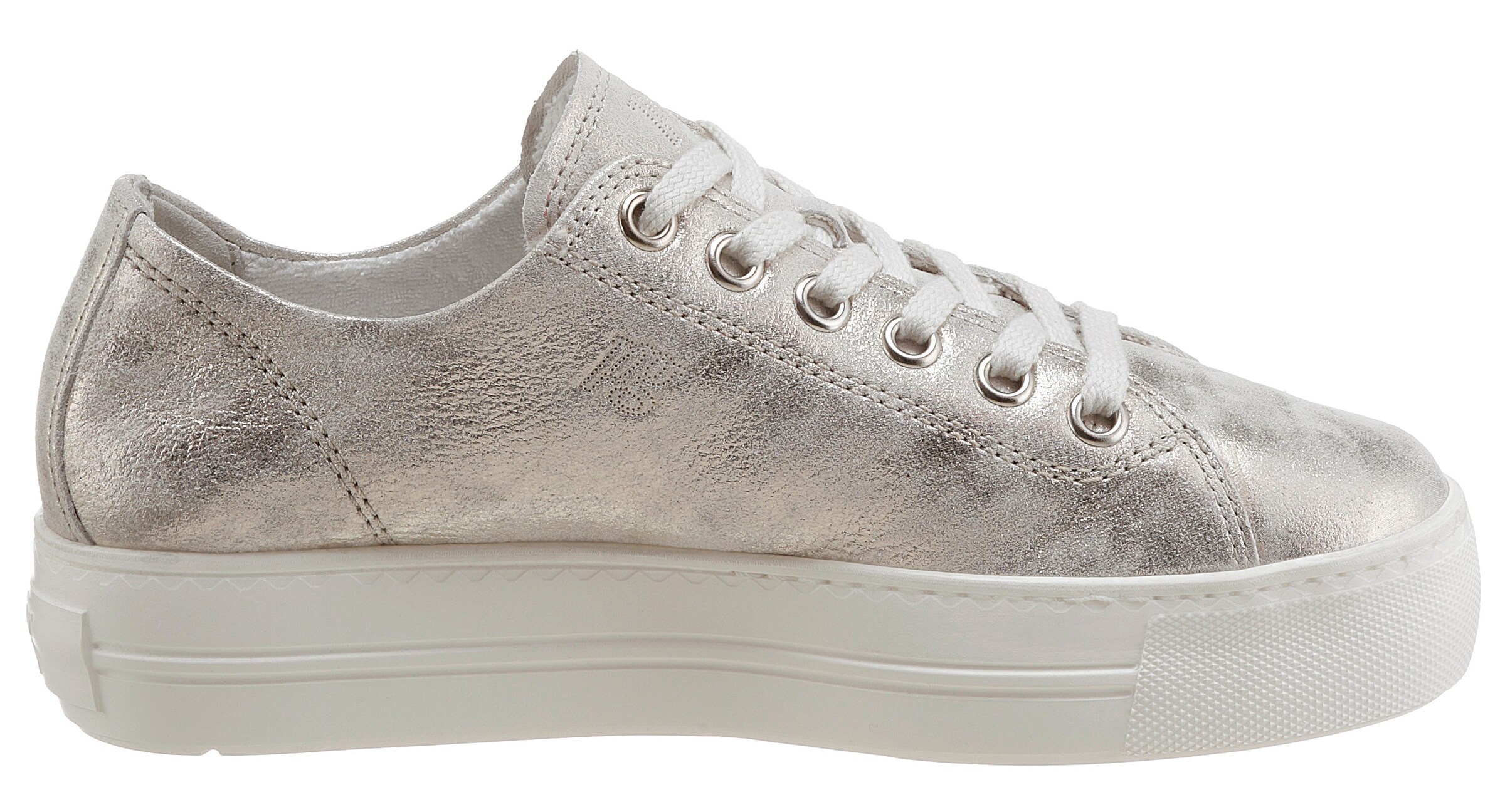 Paul Green Σνίκερ χαμηλό σε ασημί