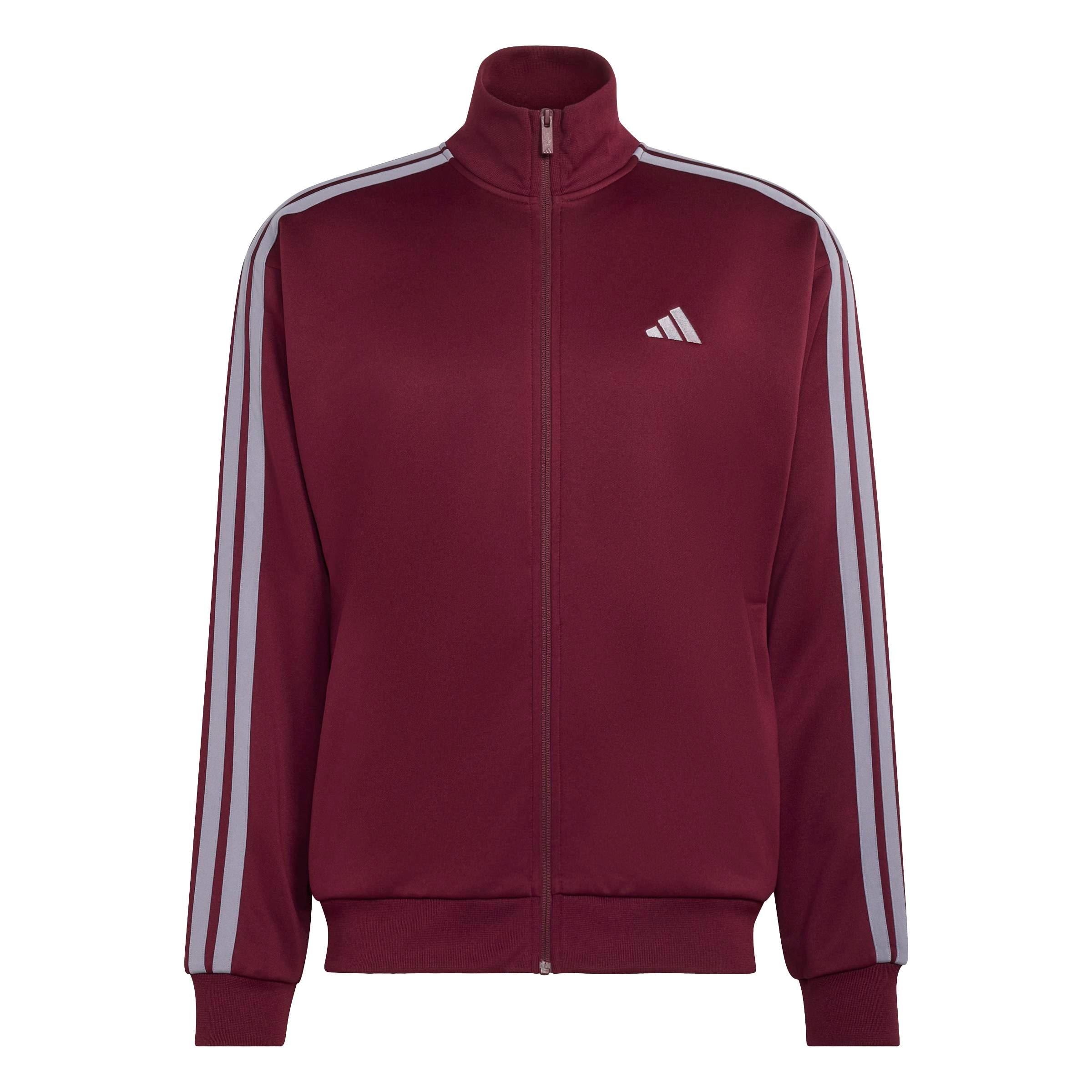 ADIDAS SPORTSWEAR Trainingsanzug in 4XL-5XL in grau / bordeaux, Produktansicht
