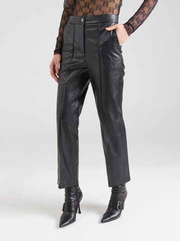 Max Mara Leisure Regular Broek 'QUEVA' in Zwart: voorkant