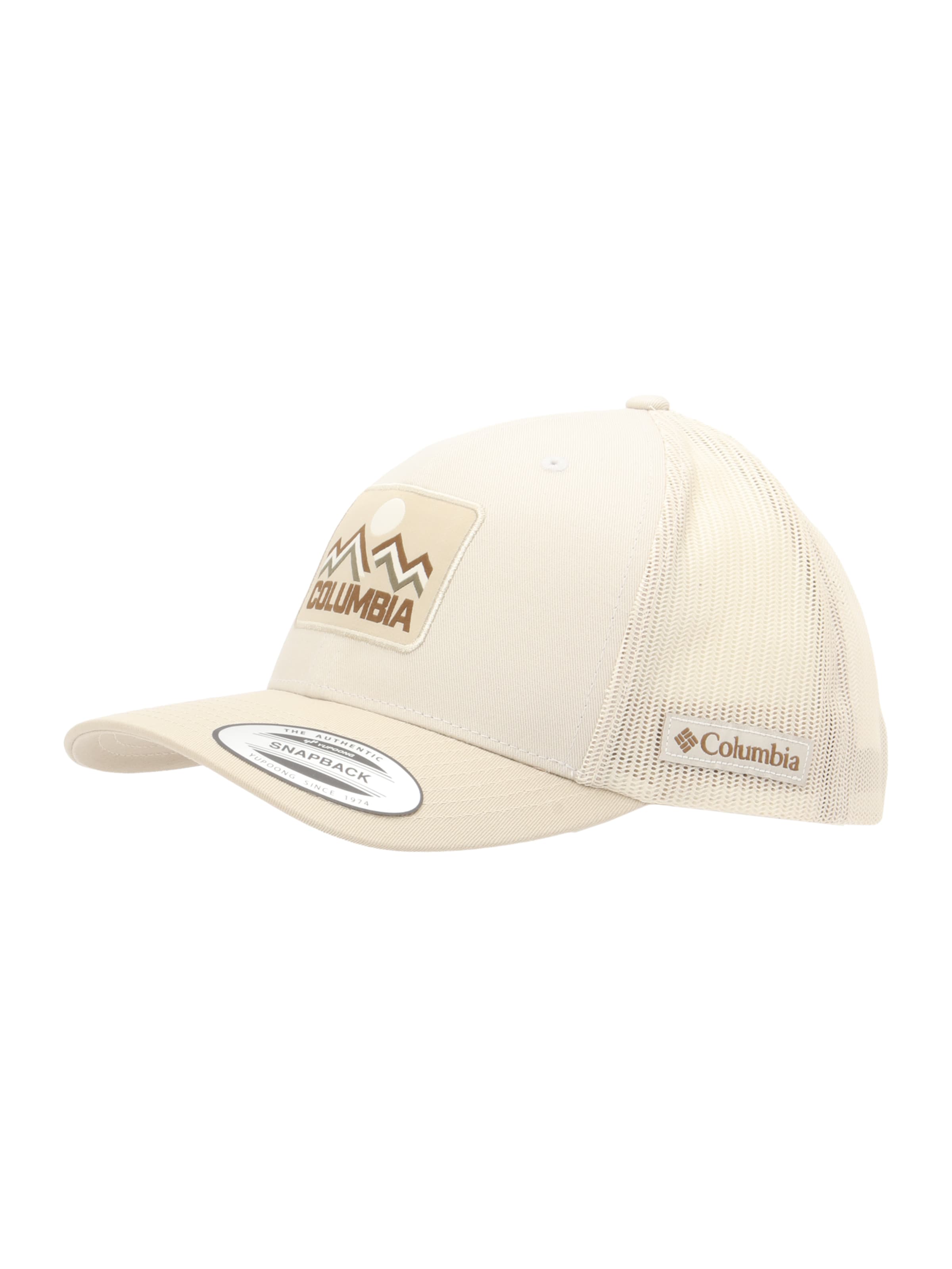 Casquette de sport COLUMBIA en beige : devant