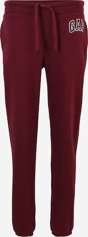 Gap Tall Broek in Rood: voorkant