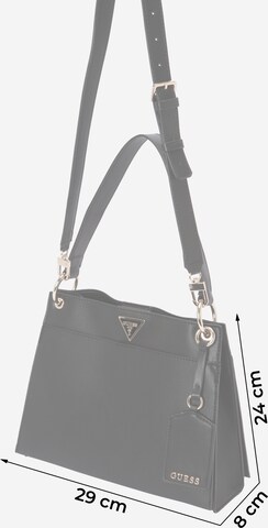 GUESS - Mala de ombro 'Basilea' em preto