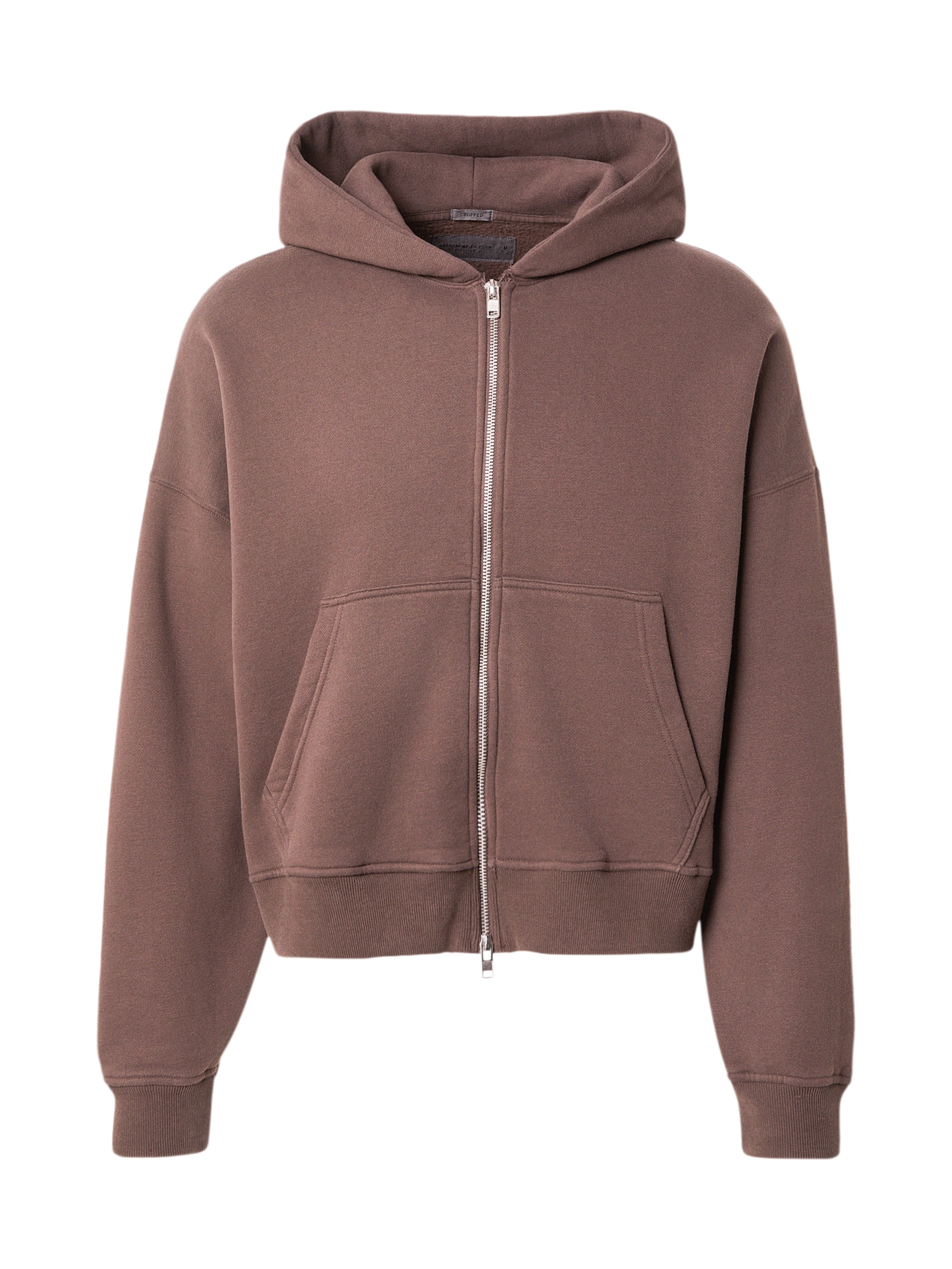 Abercrombie & Fitch Sudadera con cremallera en marrón, Vista del producto