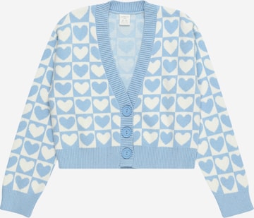 Lindex Knit Cardigan in Blue: front