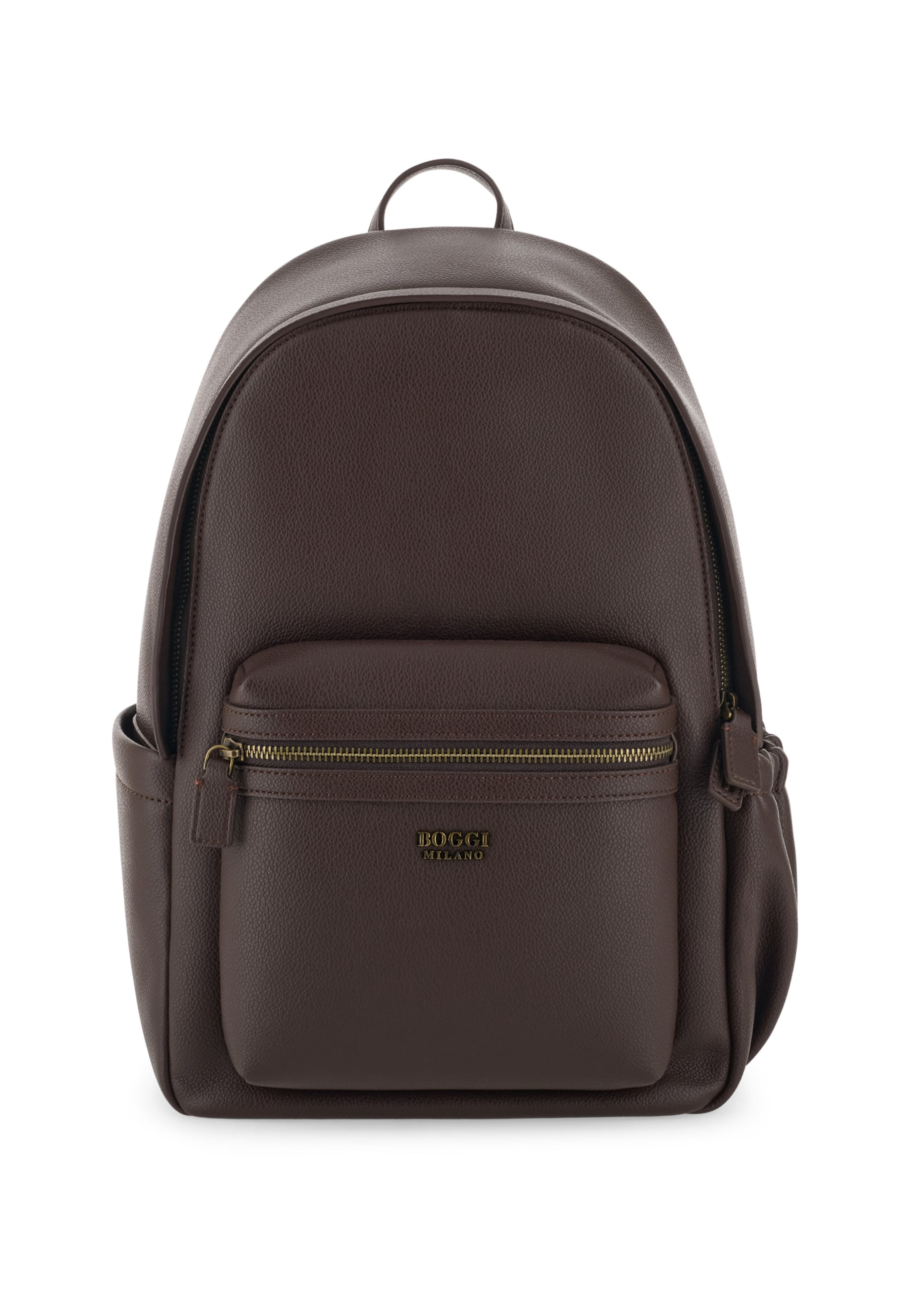 Boggi Milano Backpack in Brown: front