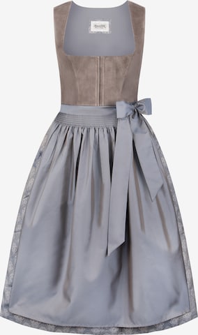 STOCKERPOINT Dirndl 'Beatrice' in Grey: front