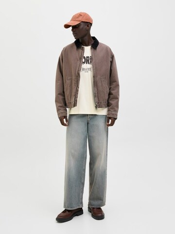 JACK & JONES Shirt 'JOREAGLEROCK GALLERY' in White