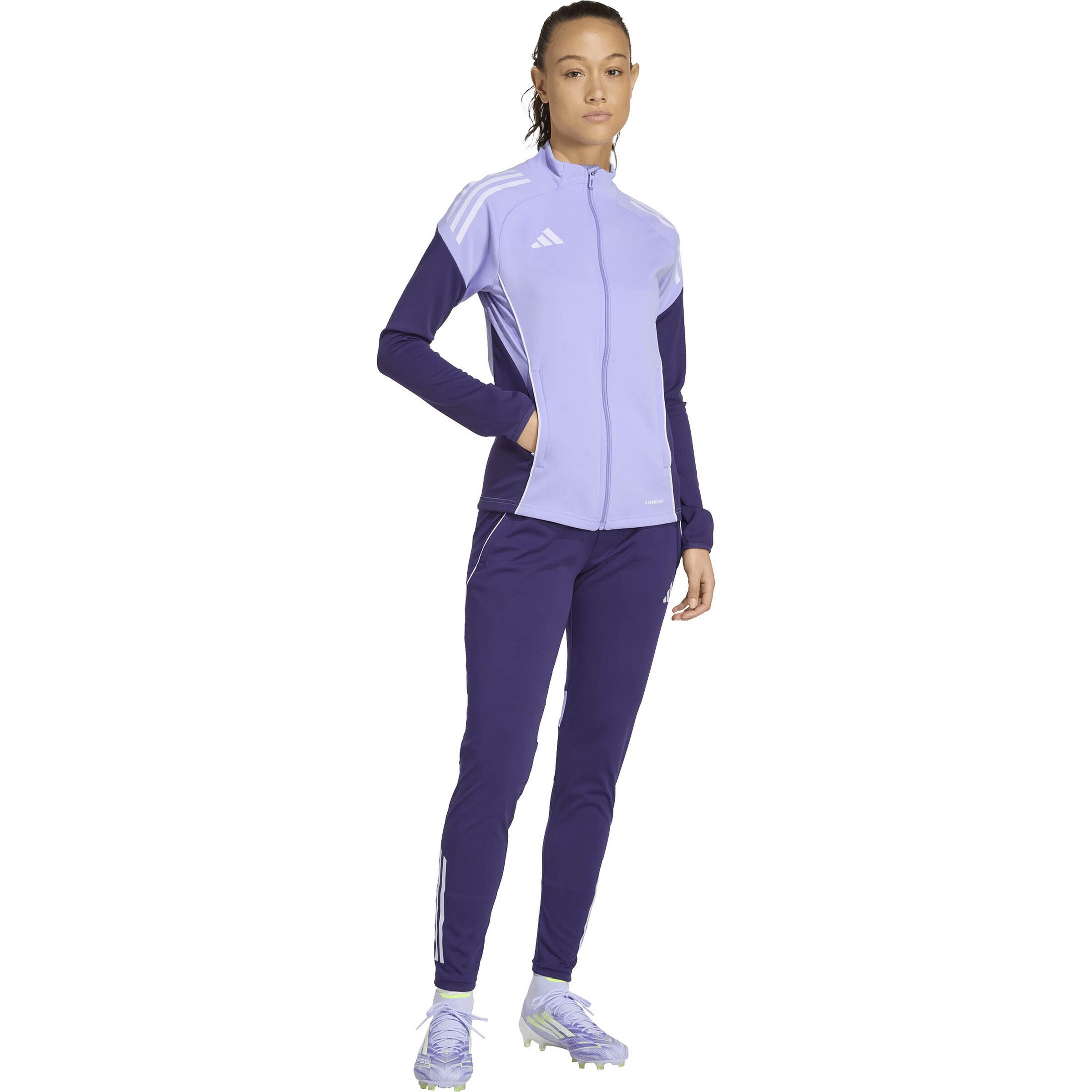 ADIDAS PERFORMANCE Training Jacket 'Tiro25 Competition' in Purple