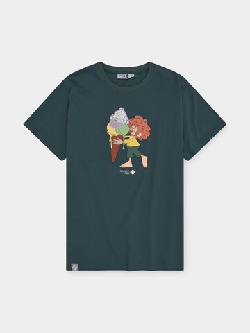 Bavarian Caps Shirt in Green: front