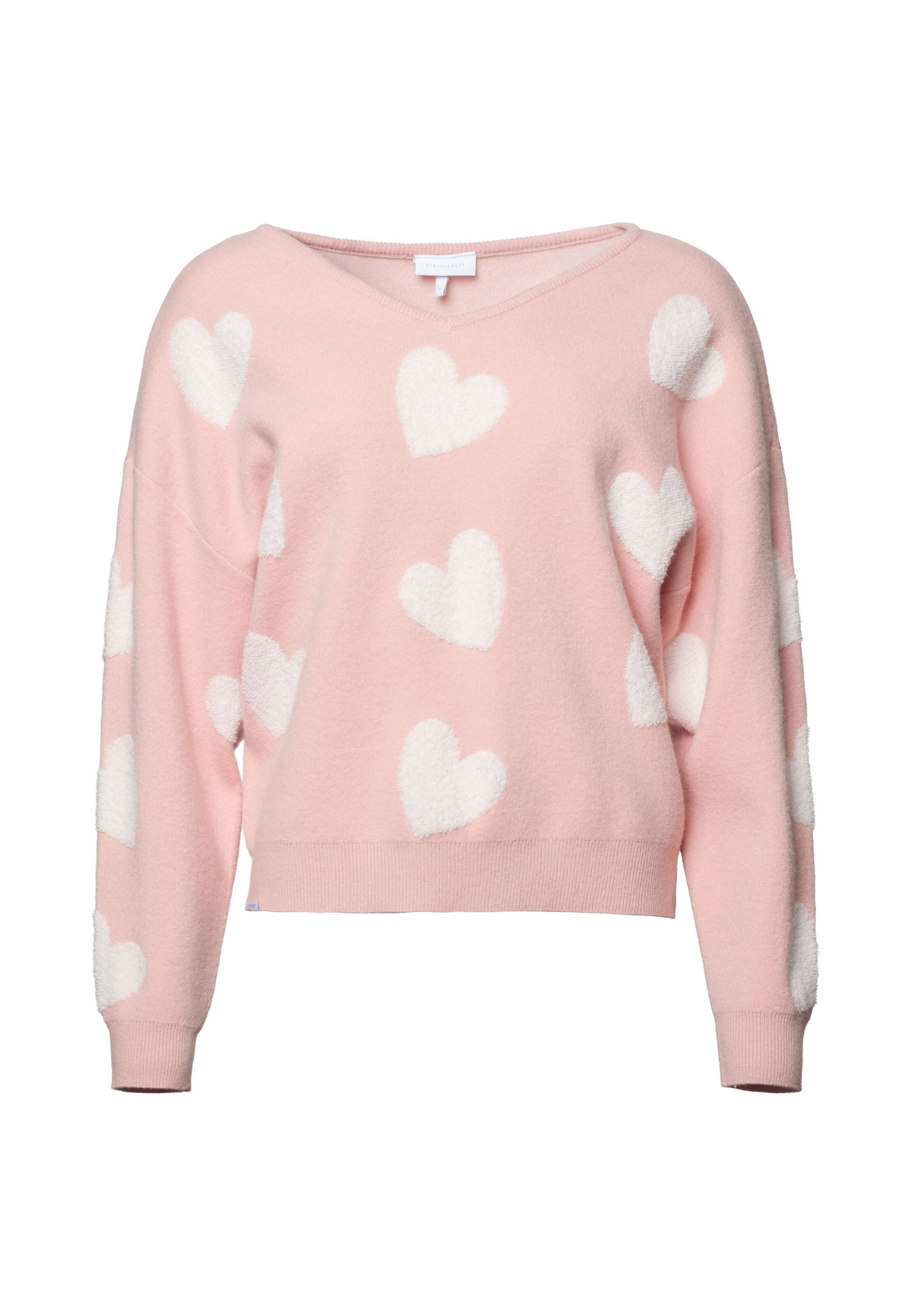 Kleinigkeit Pullover 'Lovely Wollma' in Pink: Vorderseite
