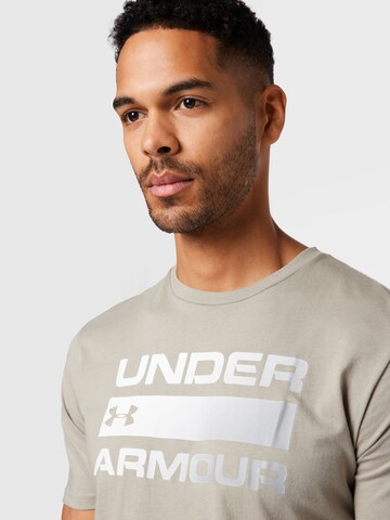UNDER ARMOUR Funktionsshirt 'Issue' in Grau