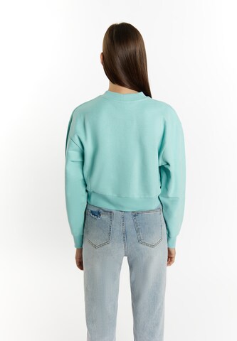 MYMO Sweatshirt 'Keepsudry' in Blauw