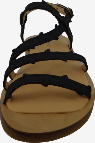 EL NATURALISTA Strap Sandals in Black