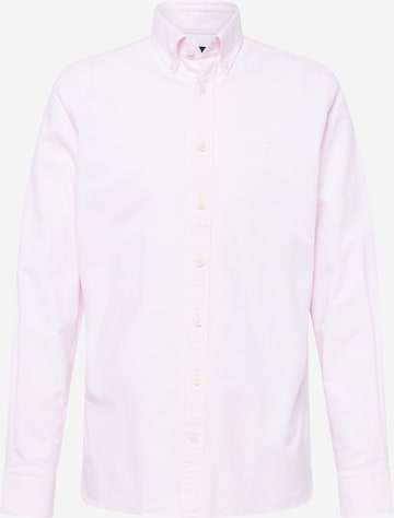 Hackett London Button Up Shirt in Pink: front