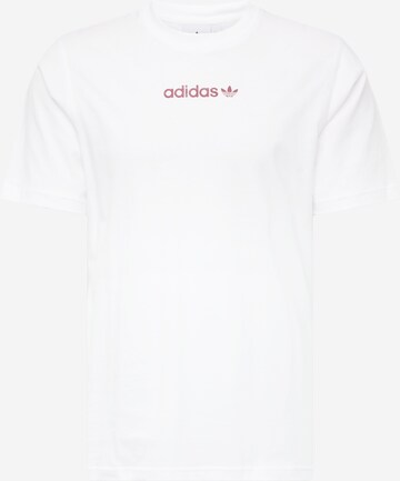 T-Shirt ADIDAS ORIGINALS en blanc : devant