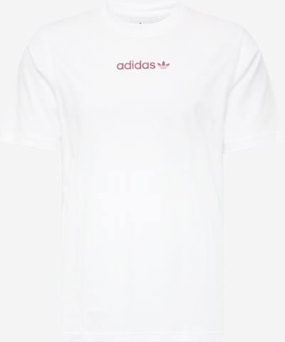 ADIDAS ORIGINALS T-Shirt en cyclamen / blanc, Vue avec produit