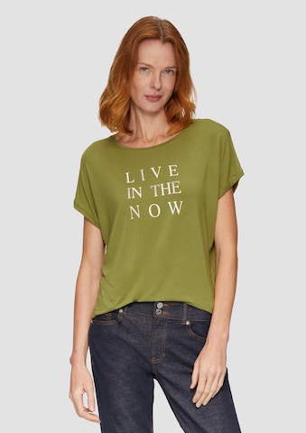 T-shirt s.Oliver en vert : devant