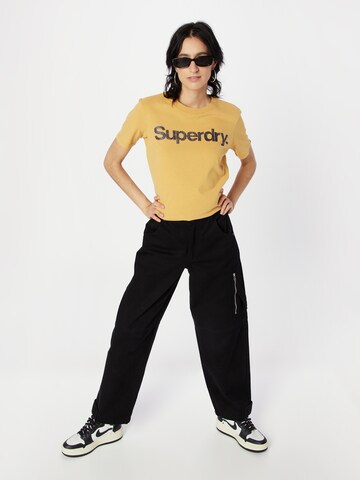 Superdry - Camiseta en amarillo